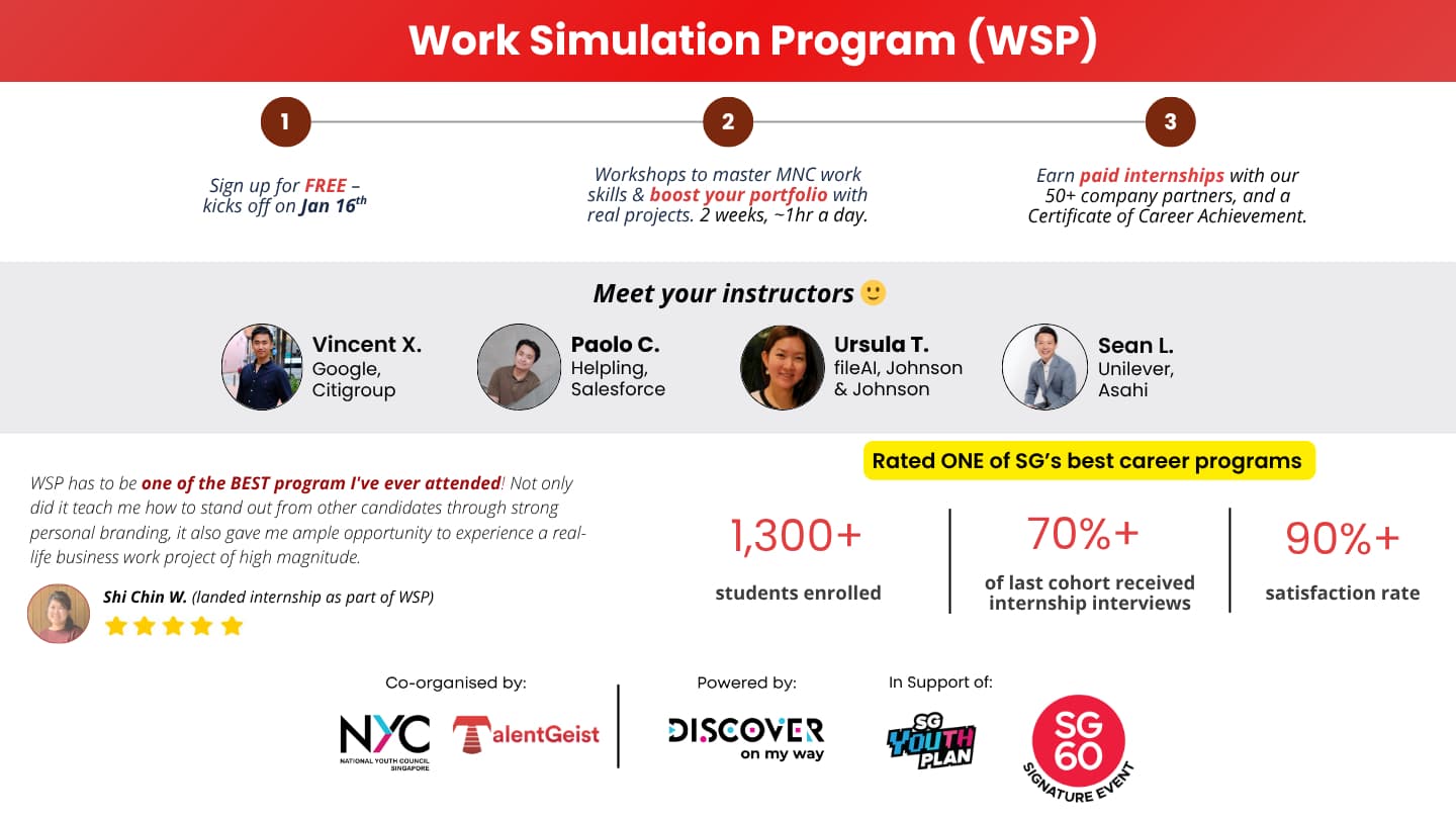 Image of event: Work Simulation Program (Jan'26 cohort)