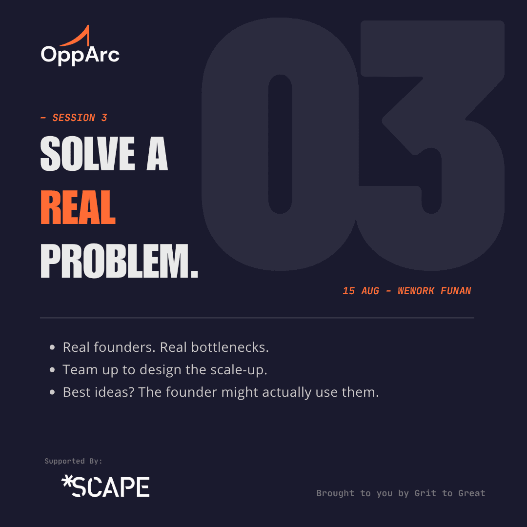 Image of event: Opportunity Architecture - The ideas exist. The hustle exists. Now own the mental models to scale.