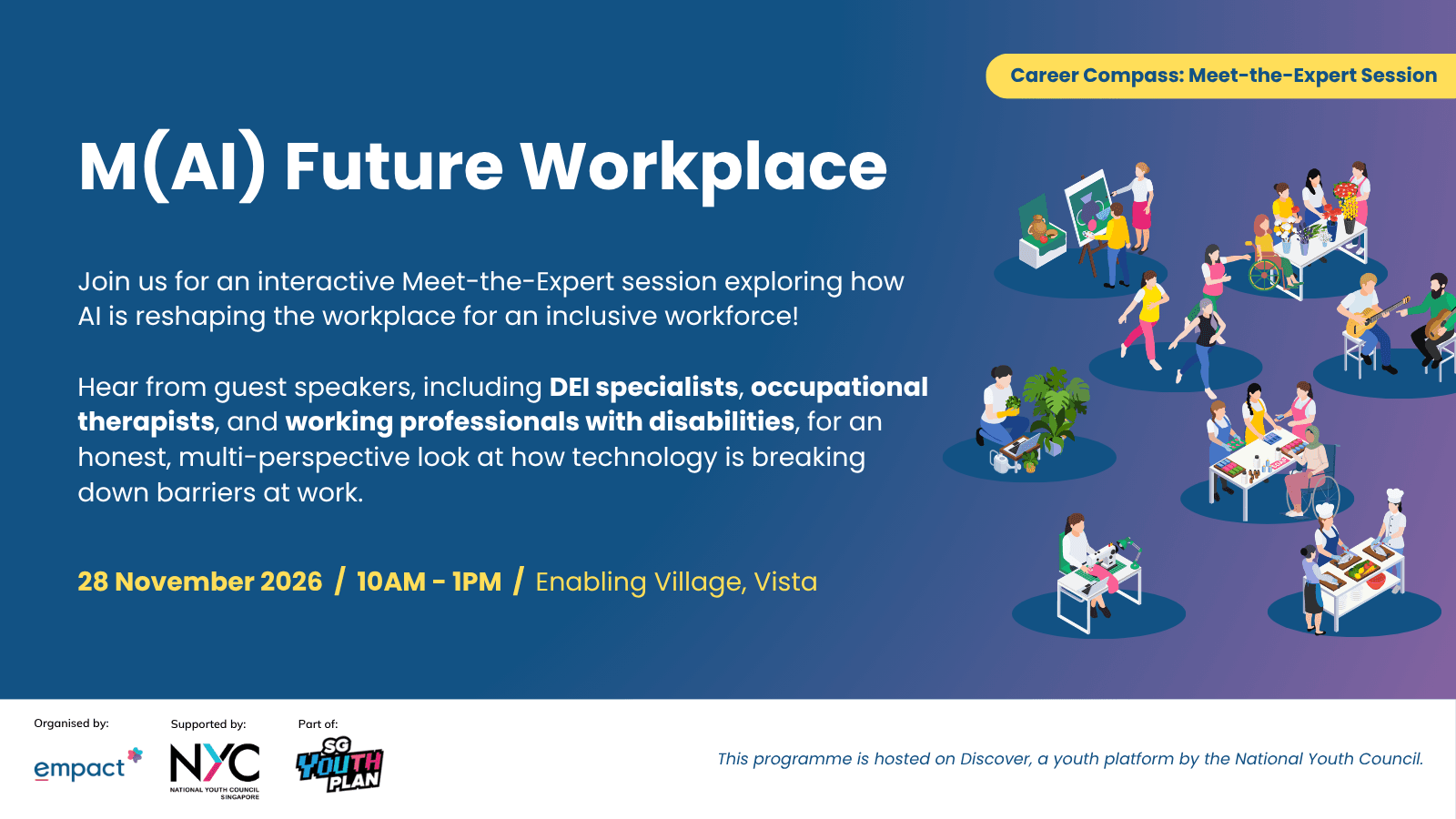 Image of event: M(AI) Future Workplace (Career Compass: Meet-the-Expert Session)