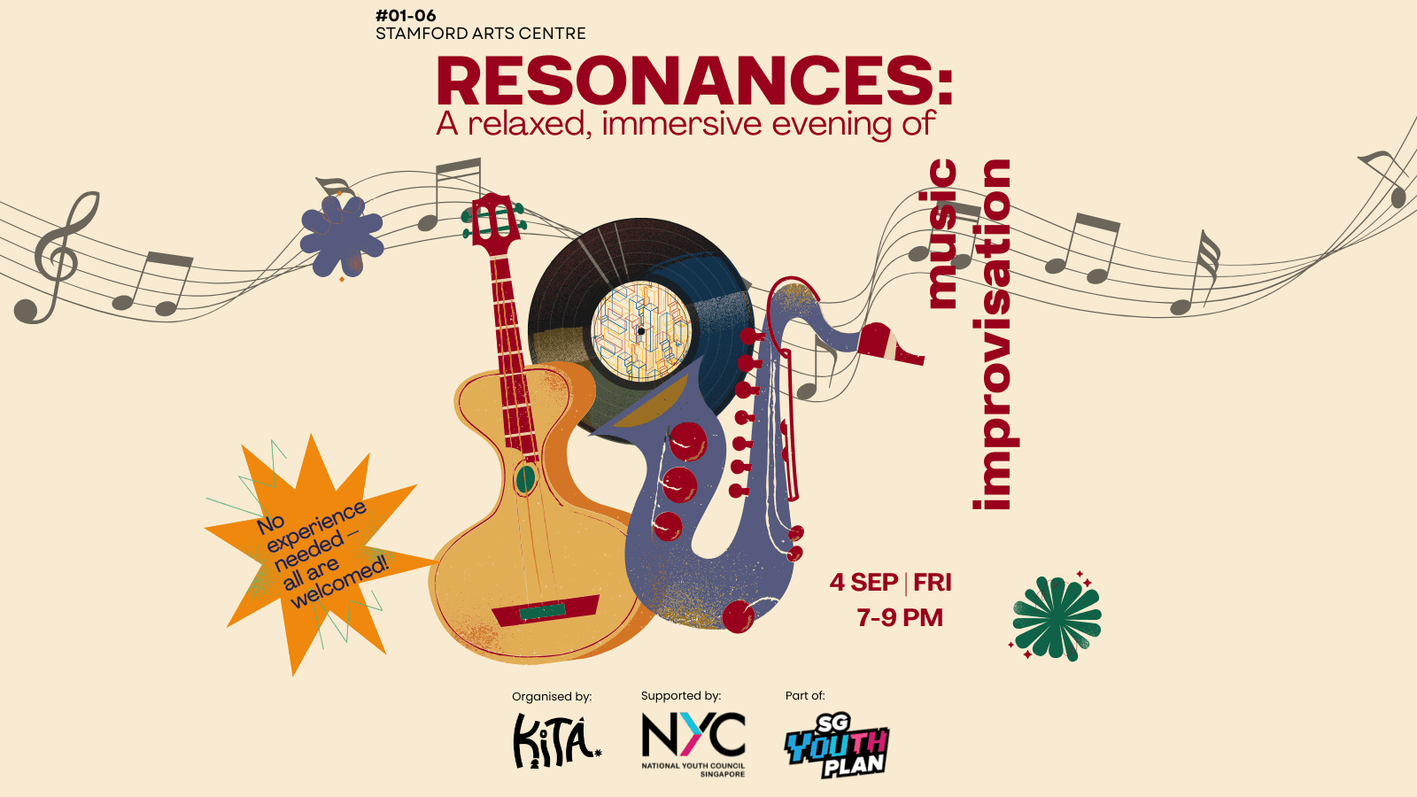 Image of event: [X] by Kita - Resonances: A relaxed, immersive evening of music improvisation