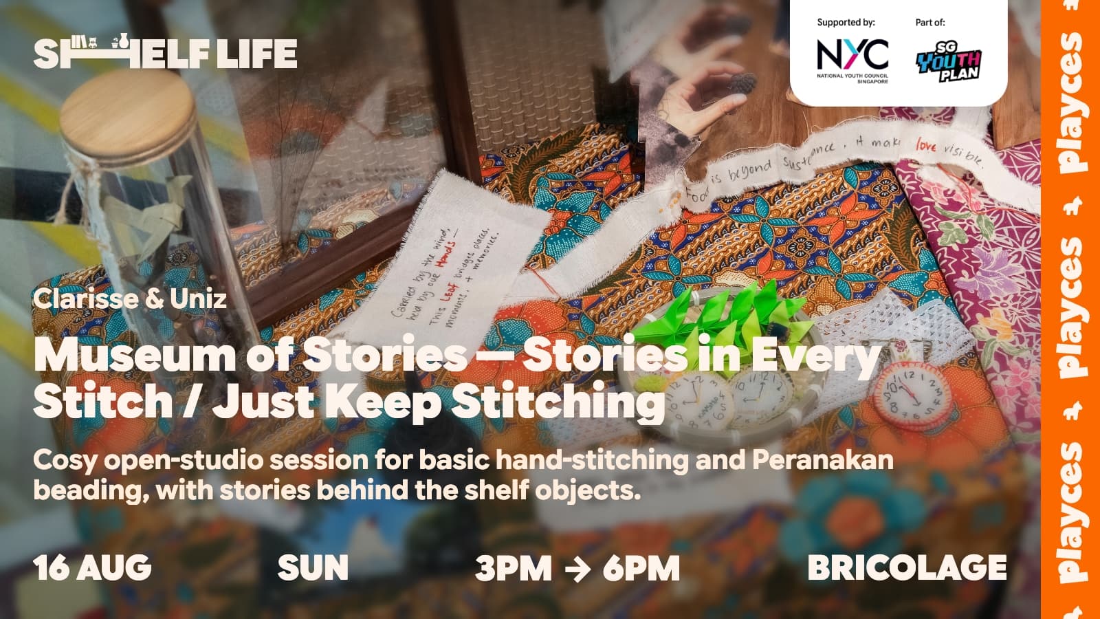 Image of event: Museum of Stories — Stories in Every Stitch / Just Keep Stitching