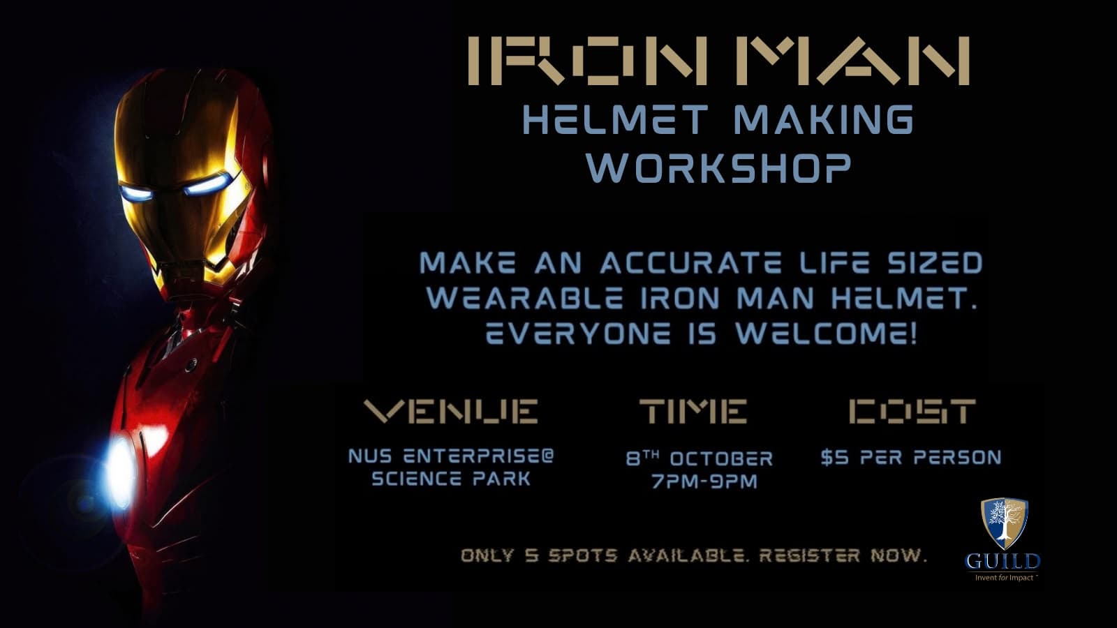 Image of event: Ironman Helmet Making Workshop