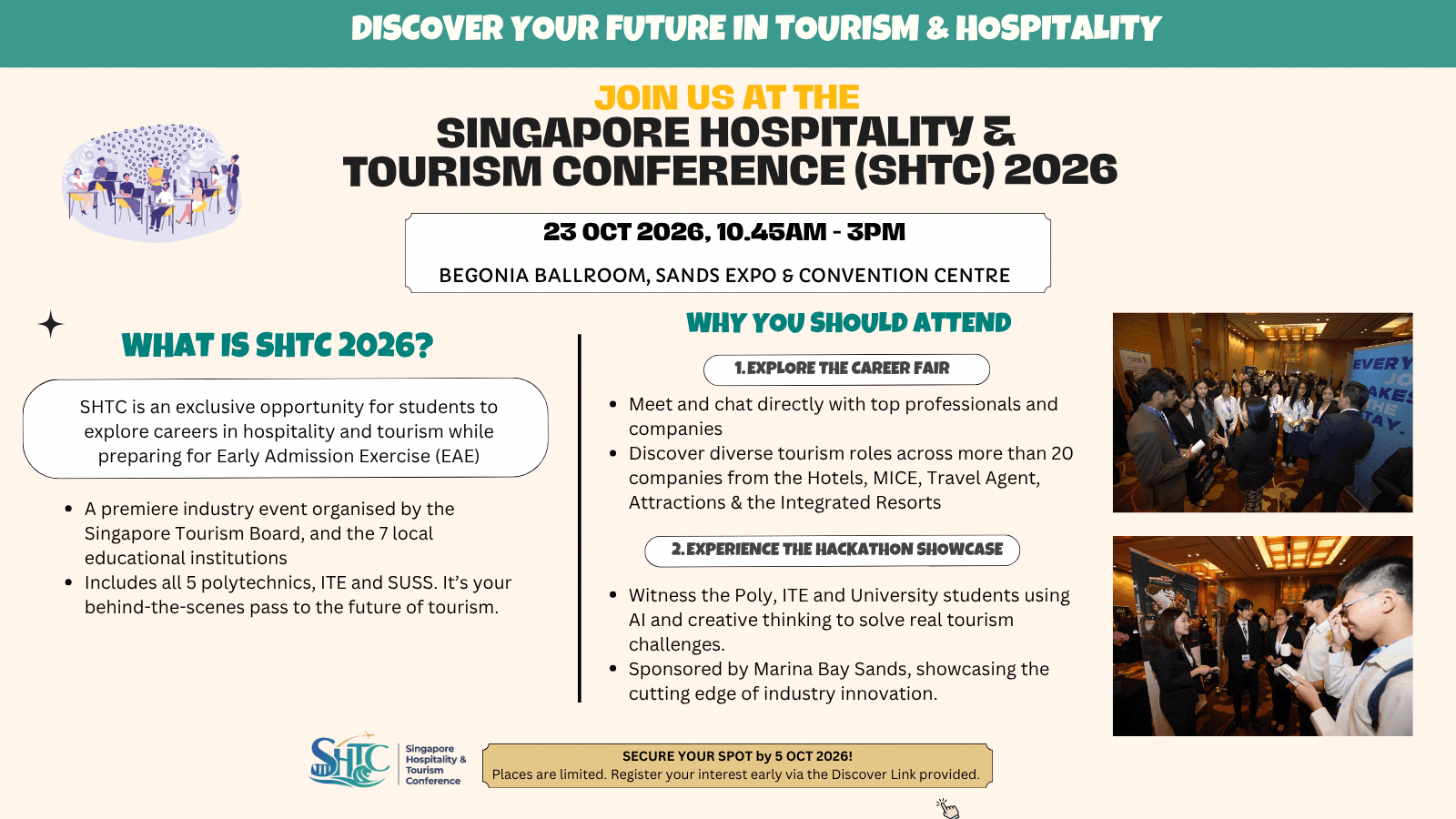 Image of event: Singapore Hospitality & Tourism Conference 2026
