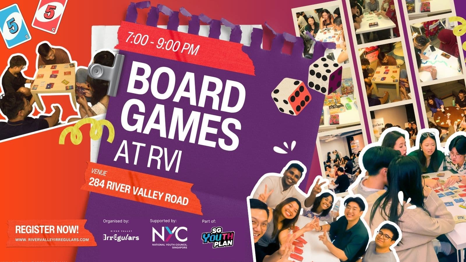 Image of event: Board Games @ RVI