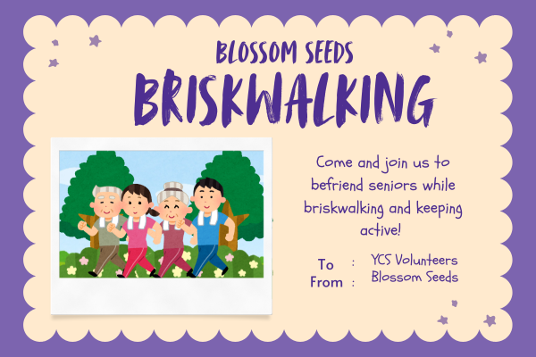 blossoming briskwalking