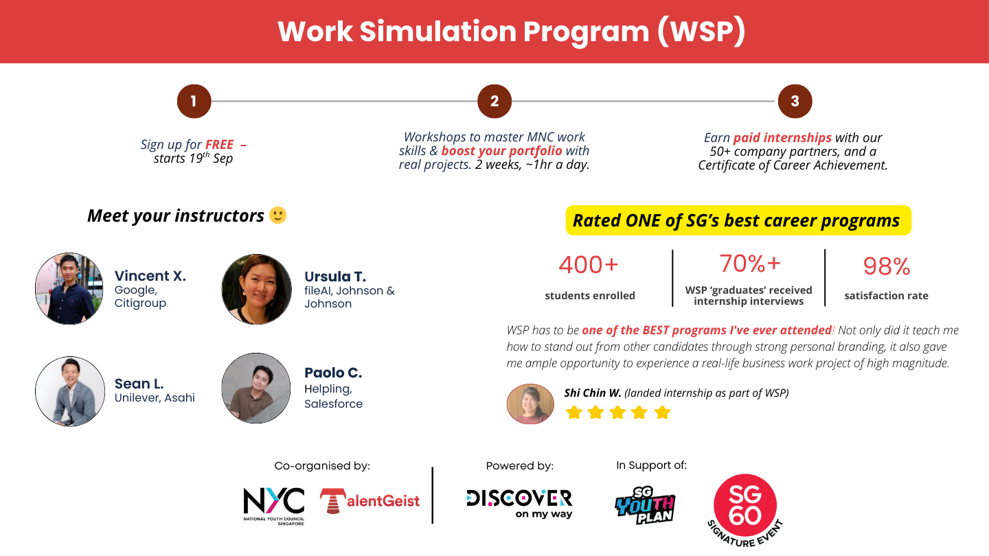 Work Simulation Program (Sep'25 cohort)