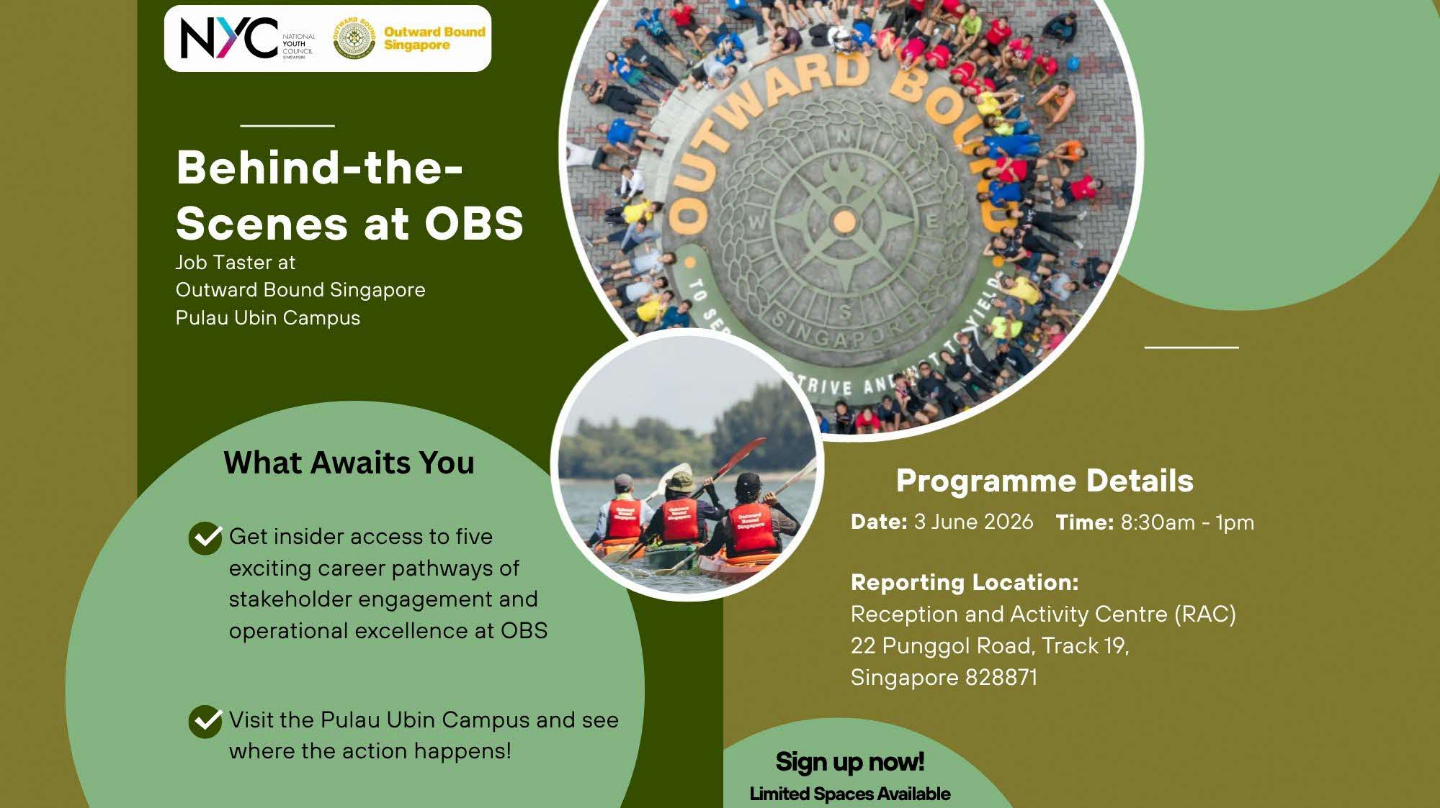 Exclusive behind-the-scenes Experience at Outward Bound Singapore