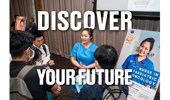 Lady giving presentation with overlay that reads 