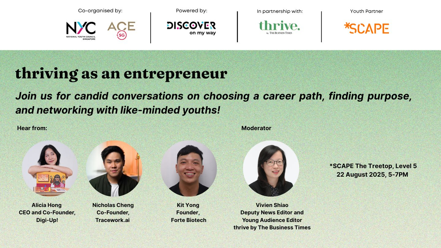 [ACE.SG X NYC X thrive] thriving as an entrepreneur