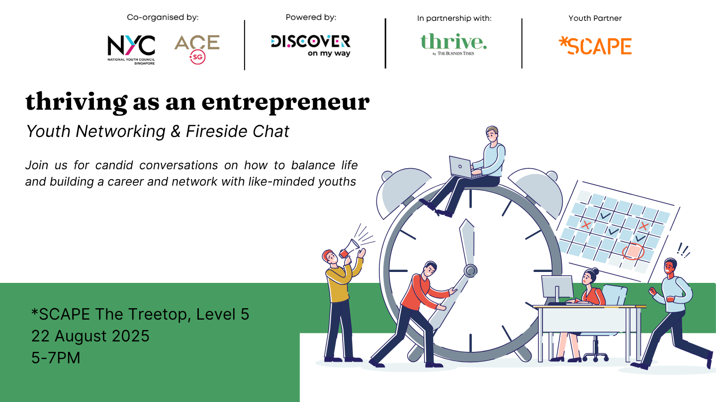 [ACE.SG X NYC X thrive] thriving as an entrepreneur